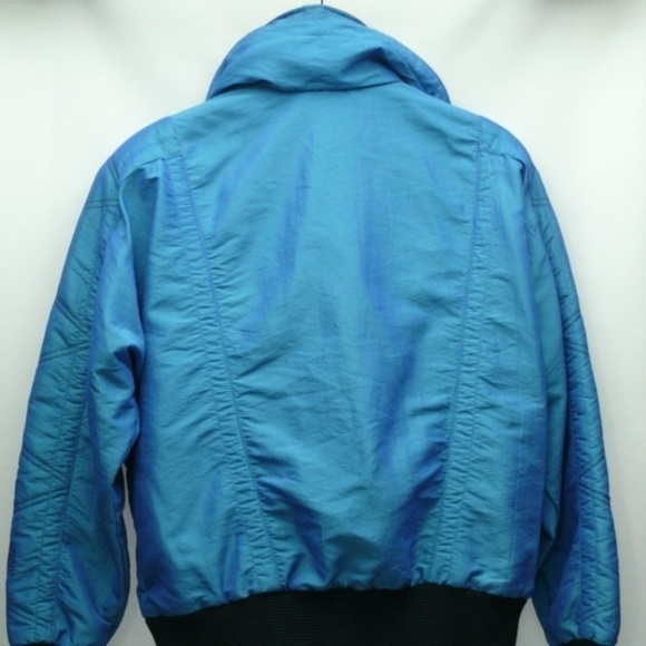 NILS Ski Jacket Size 10 Vintage 90s Blue Made in USA - Picture 8 of 8